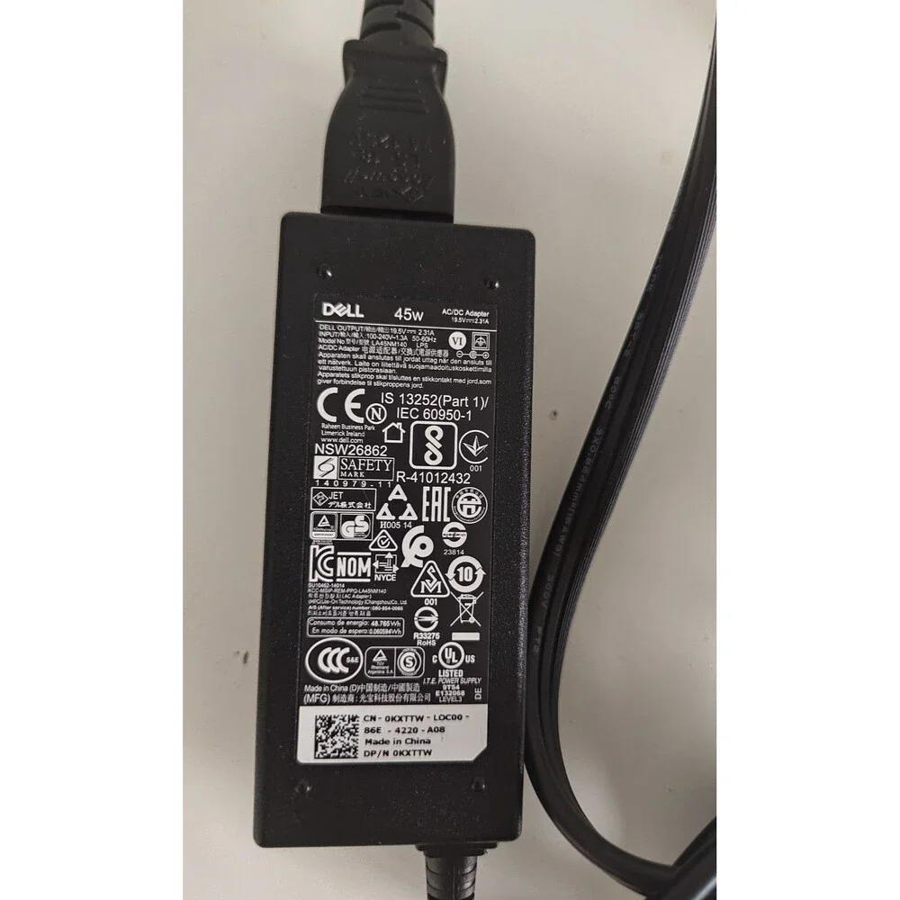 Dell LA45NM140 Power adapter 45W for Inspiron 15